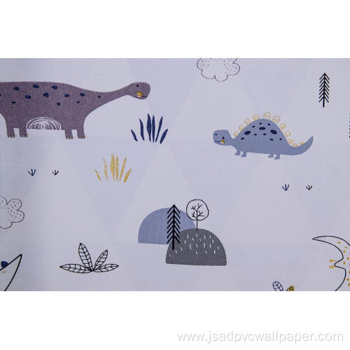 Moisture-proof and anti-fouling children's room wallpaper